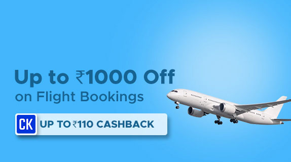 HappyFares: Up to Rs 1000 Off Code on Flight Bookings + Upto Rs 110 CashKaro Cashback on Flight Bookings via HappyFares